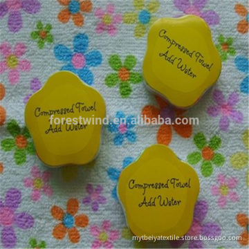 Promotional Magic 100% Cotton Various Shapes Towel Compressed